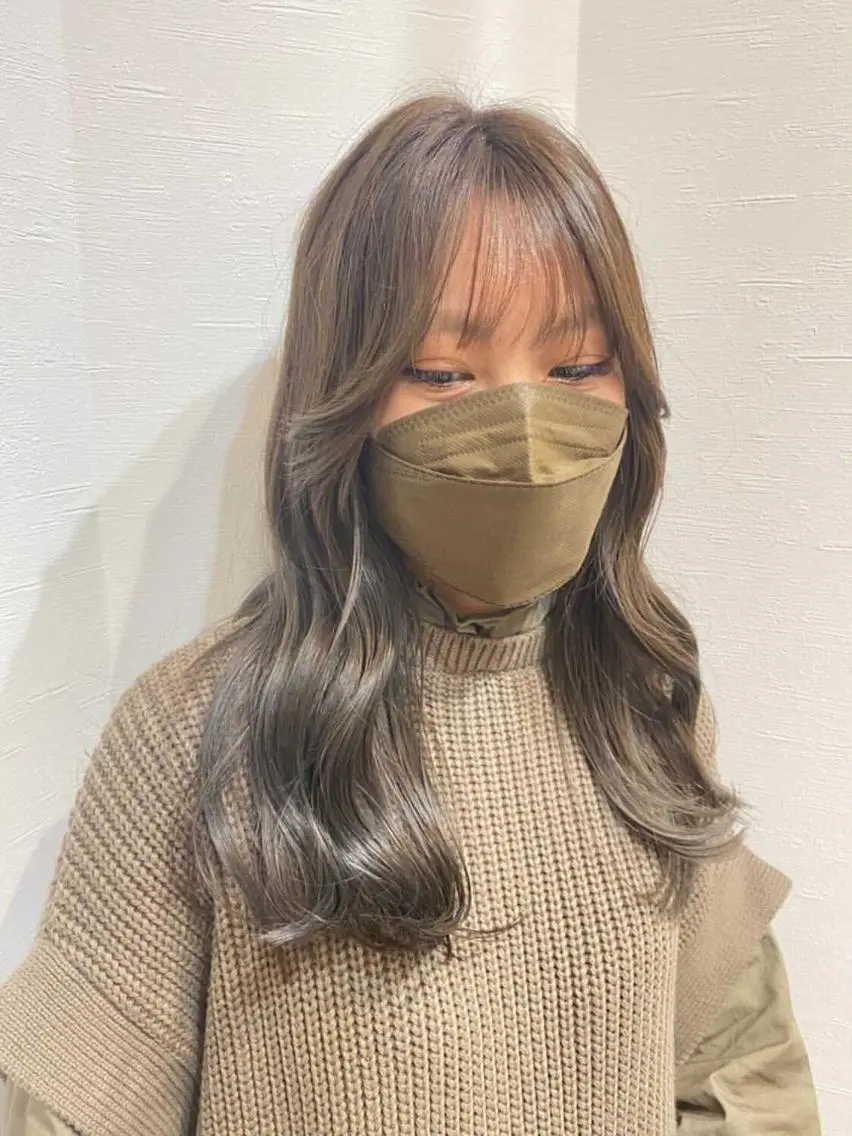 セミロング カラー mizuki roan多々良店のヘアスタイル