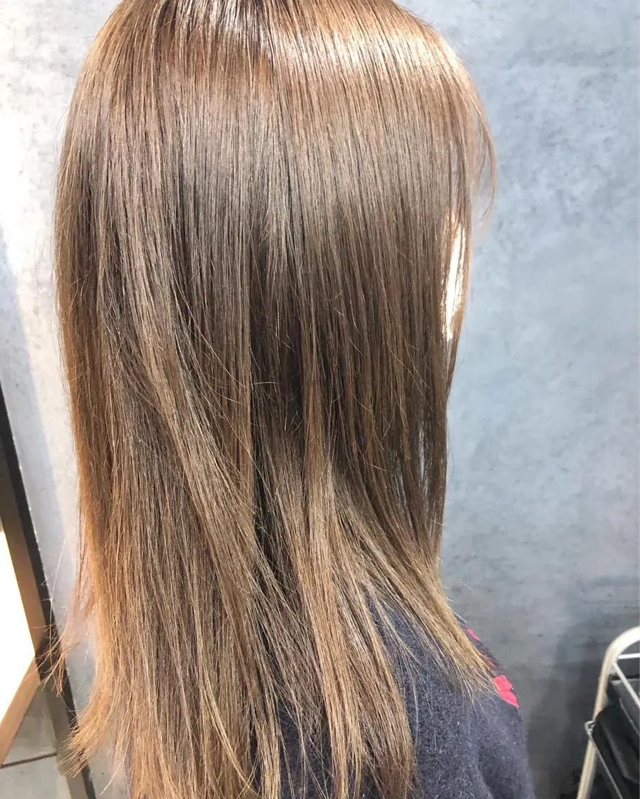 セミロング カラー ヘアアレンジ メンズ特化✂️栗原 侑也のヘアスタイル
