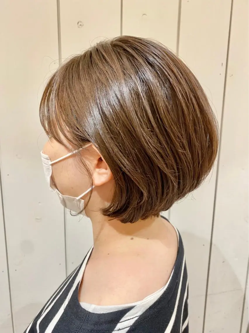 ショート ショートボブ ボブ ショートヘア 🫧顔周りカット 🫧樫村優香のヘアスタイル