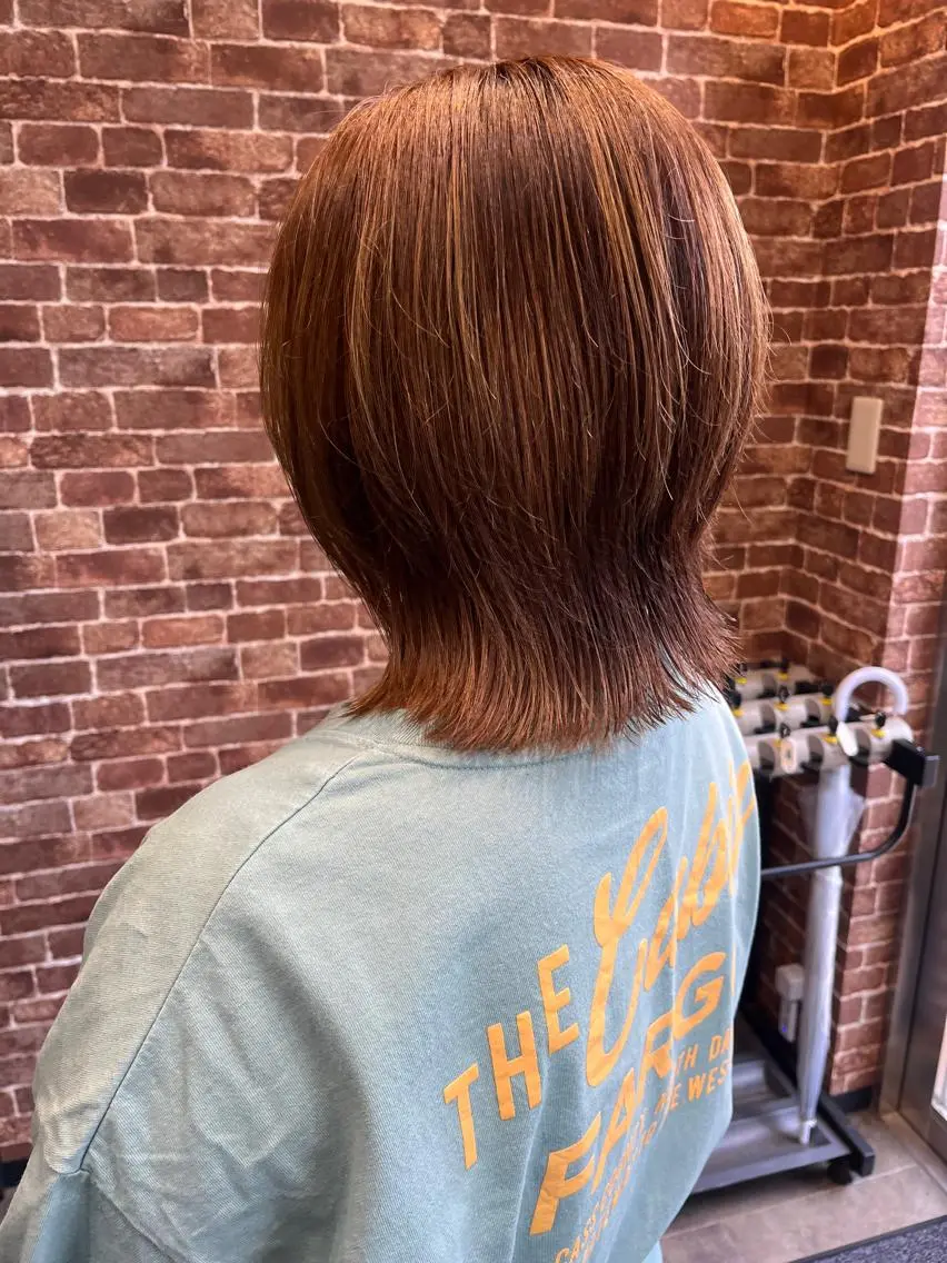 ミディアム カラー パーマ ヘアアレンジ メンズ キッズ ネイル マツエク・マツパ アイブロウ メンズブリーチ メンズハイライト メンズインナーカラー メンズ韓国風 ブリーチ 久木原 ゆりのヘアスタイル