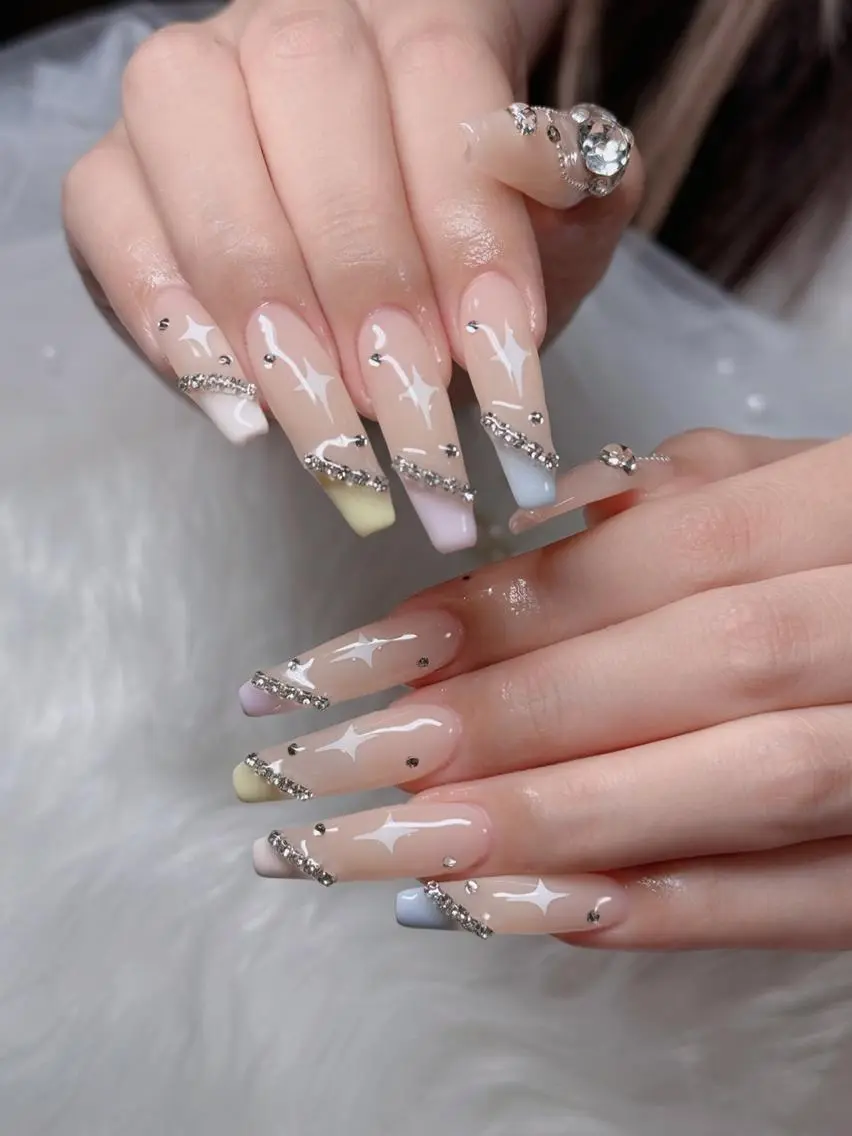 ネイル フレンチネイル ジェルネイル ハロウィン 韓国ネイル マグネットネイル ハンドネイル H.baby Nail Salonのネイルデザイン