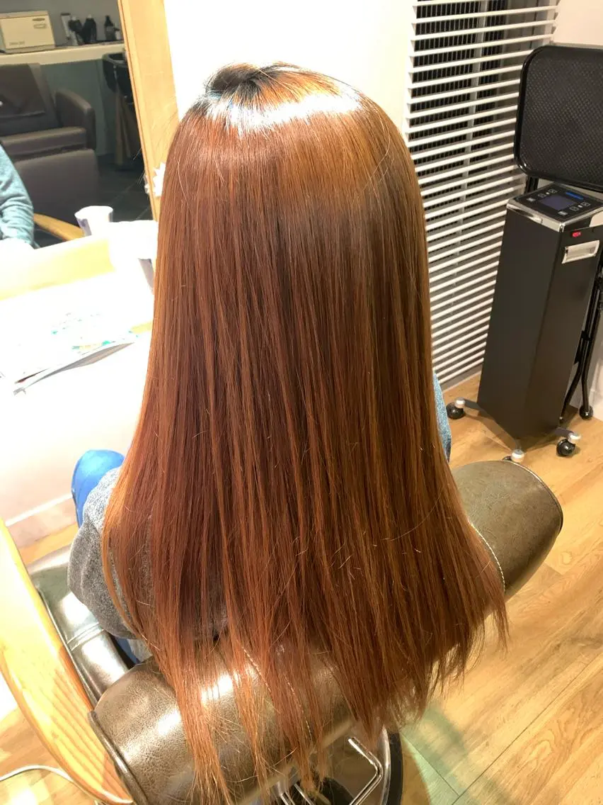 ロング 髪質改善 ツキダテ ユイのヘアスタイル