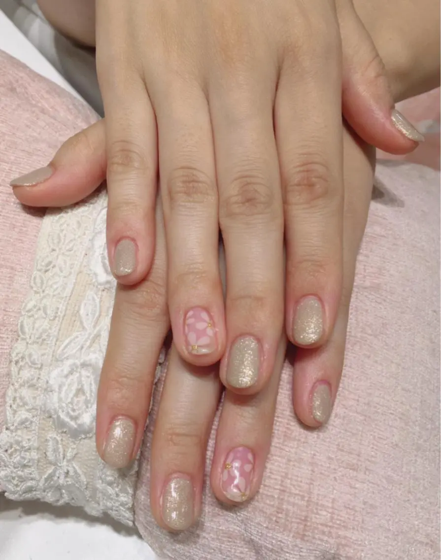 ネイル ビジューバイアクイユ ネイルズ 東中野店のネイルデザイン