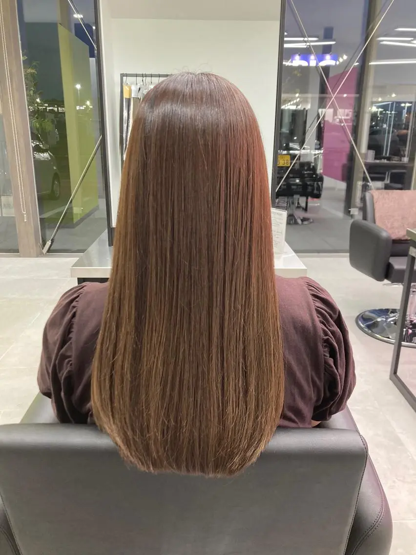 セミロング カット トリートメント 髪質改善･縮毛矯正 薄拓斗のヘアスタイル