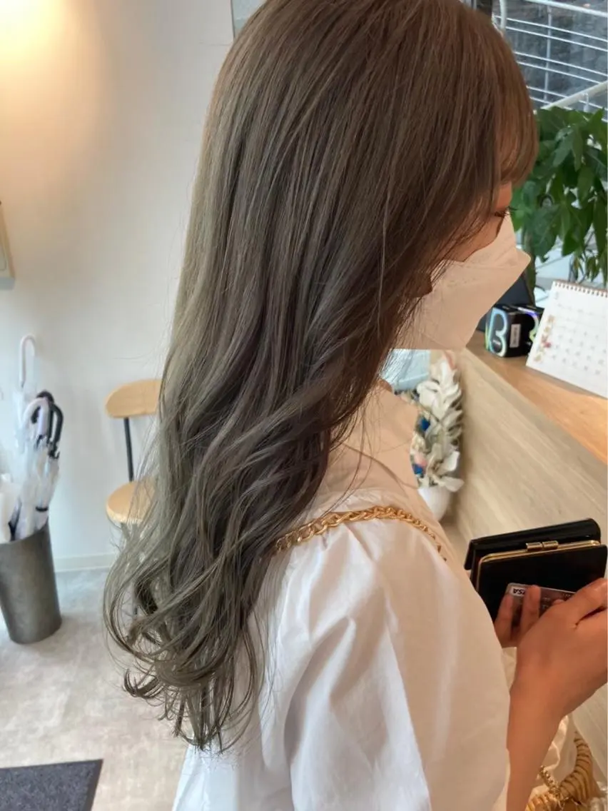 ロング カラー ブリーチ オスズ 🎀´-のヘアスタイル