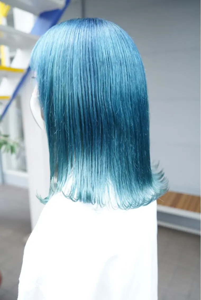 ミディアム カラー ヘアアレンジ ヘアカラー トリートメント lani ブリーチ /ダブルカラーのヘアスタイル