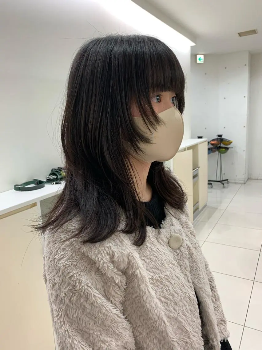 セミロング カラー パーマ ヘアアレンジ メンズ メンズウルフカット レイヤーカット ウルフカット ウルフレイヤー 似合わせパーマ/ kazuのヘアスタイル