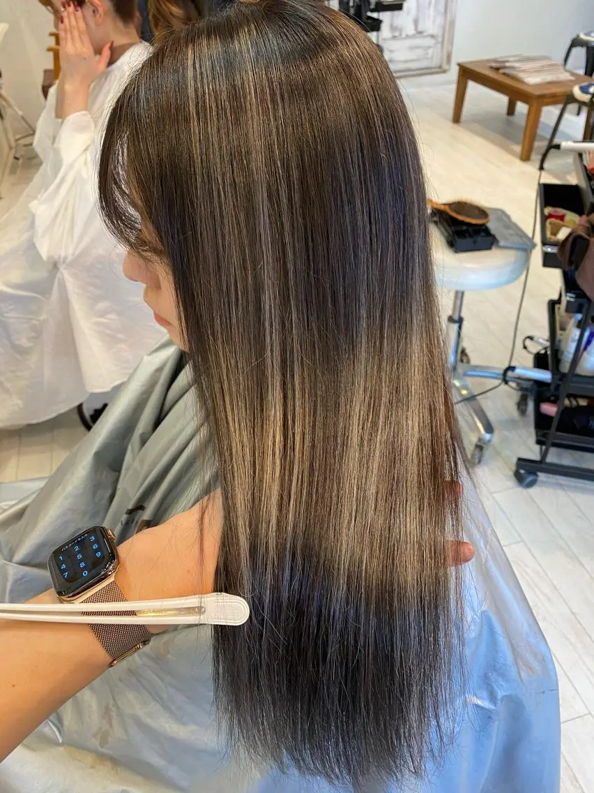 ミディアム カラー ブリーチ koheiのヘアスタイル