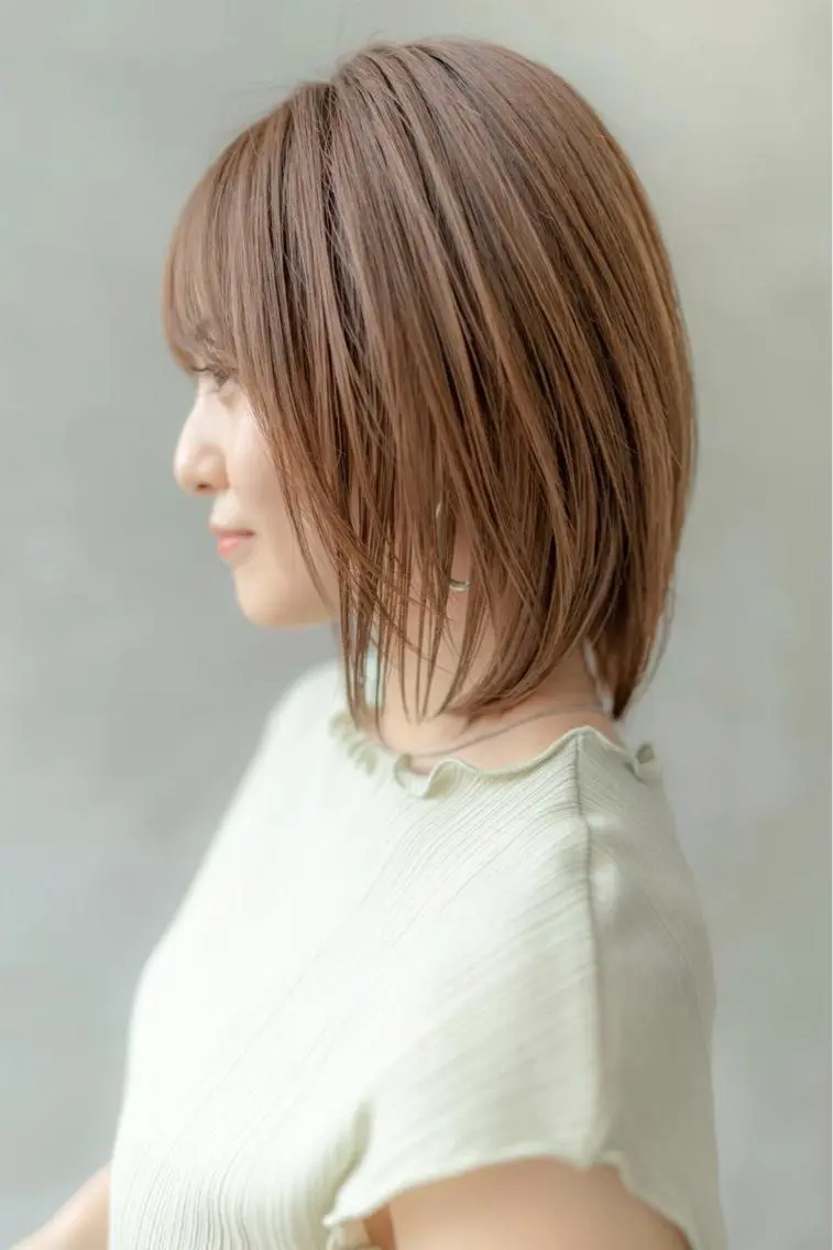 ミディアム カット トリートメント ヘッドスパ ヘアセット 韓国レイヤー🇰🇷 韓国研修◎渋谷カイトのヘアスタイル
