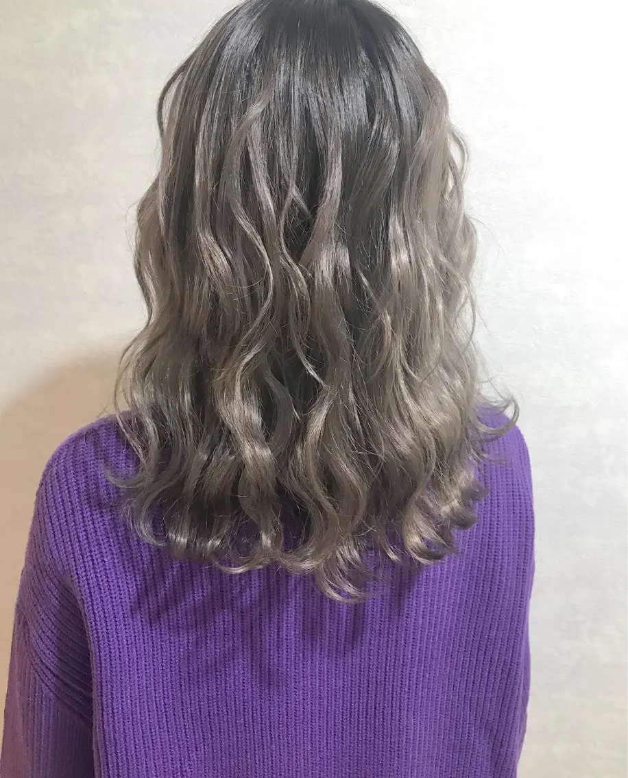 セミロング カラー 🧡色落ちまで2度 楽しめる🧡ヨシキのヘアスタイル