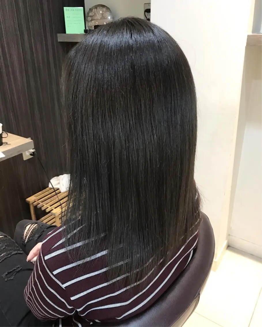 セミロング カラー グレージュ どんな髪の悩みも解決 します✨田嶋俊一✨のヘアスタイル