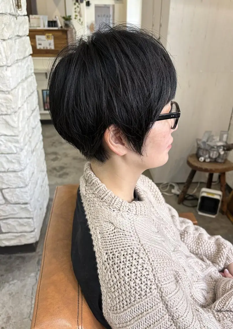 カラー ボブ/艶カラー ✨SUKURI 玉造のヘアスタイル