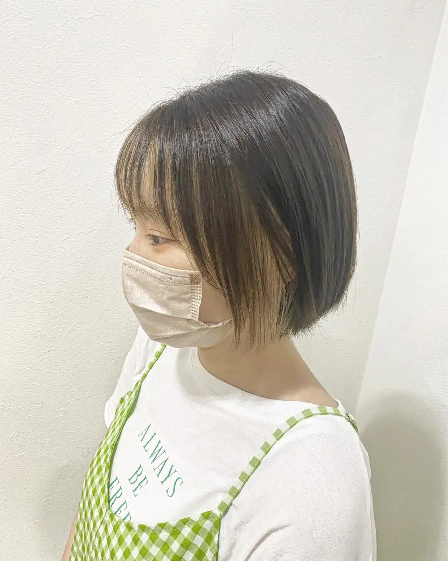 ショート カット ヘアカラー 時末侑実 桜井駅のヘアスタイル