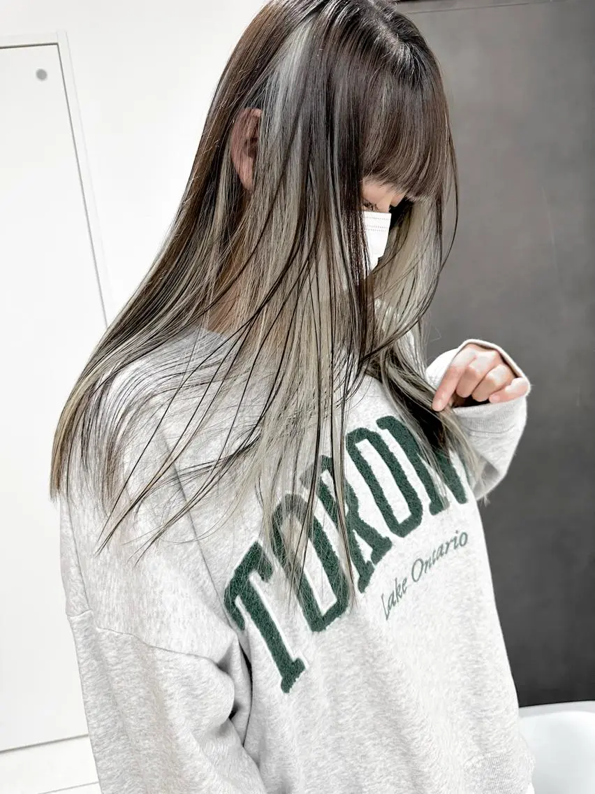 ロング カラー ヘアカラー トリートメント ヘッドスパ ヘアセット kai .のヘアスタイル