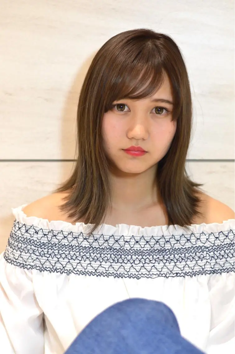 ミディアム カラー パーマ ストレートパーマ テラモト カズヨシのヘアスタイル