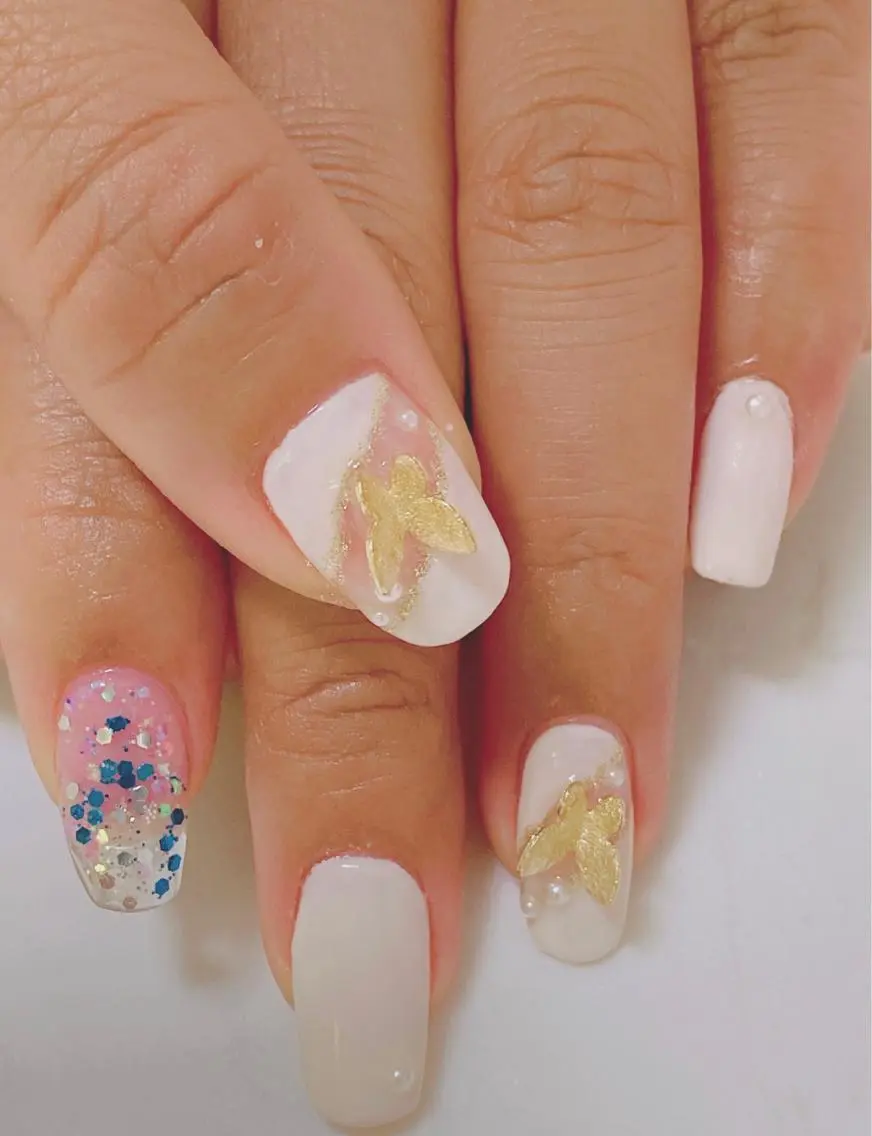 ネイル ハンドネイル ハンドケア ネイルサロンエクラ 🫧Shizukaのネイルデザイン