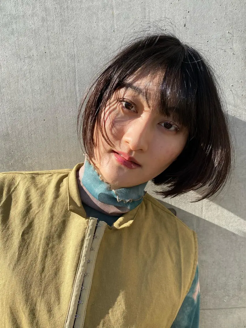 ミディアム Moca 〰️のヘアスタイル