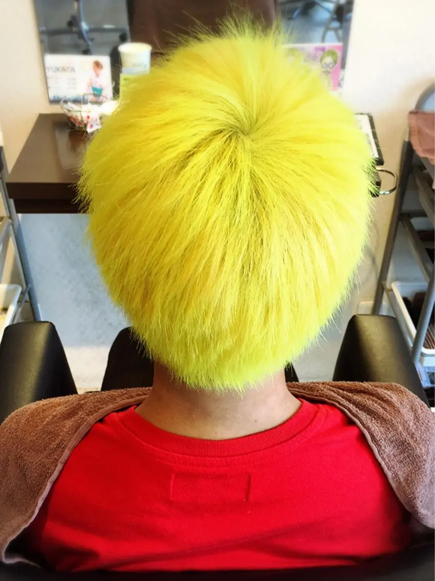 ショート カラー メンズ 熊谷 奈菜のヘアスタイル