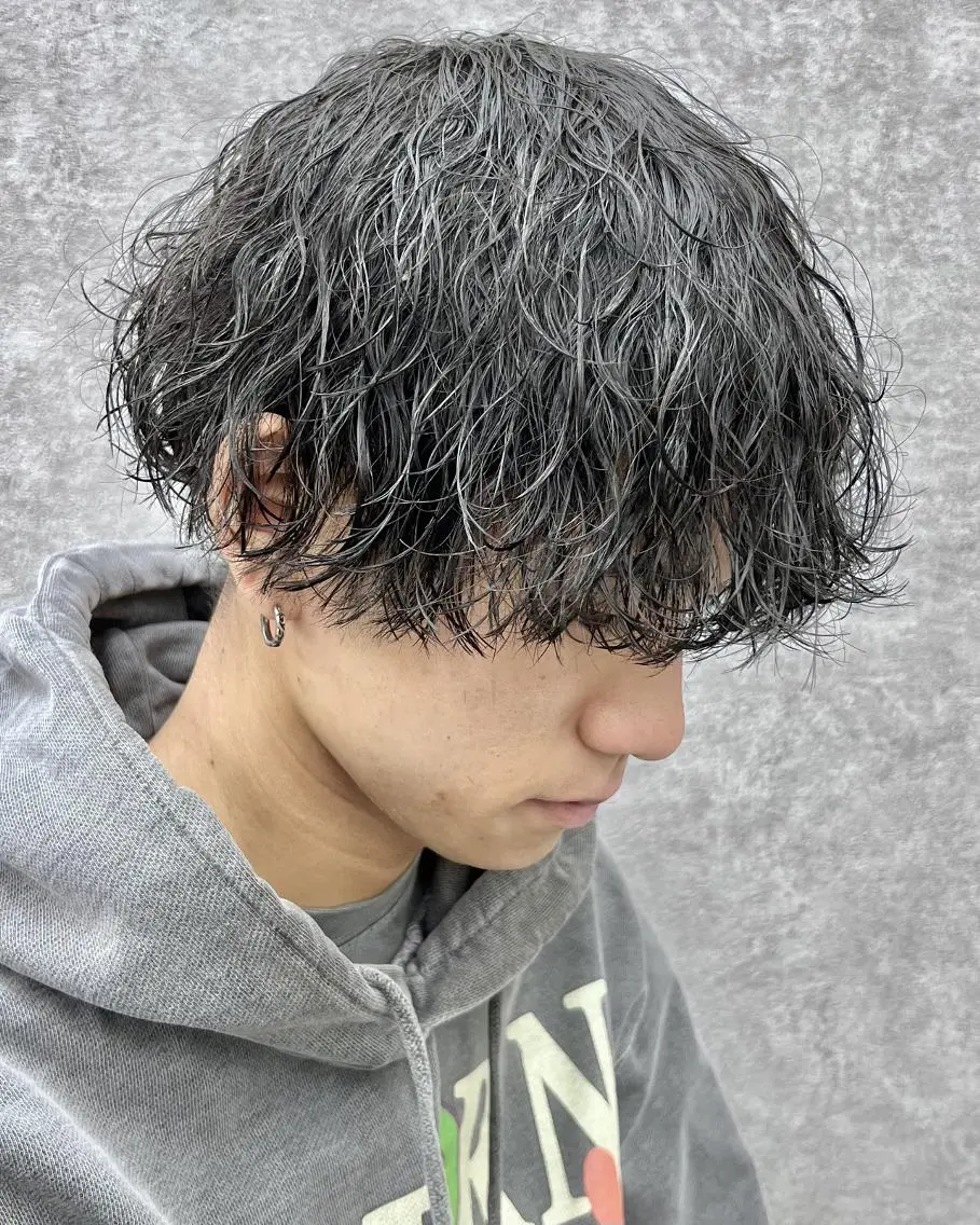 パーマ メンズ GLOP HOMME 店長 アオトのヘアスタイル