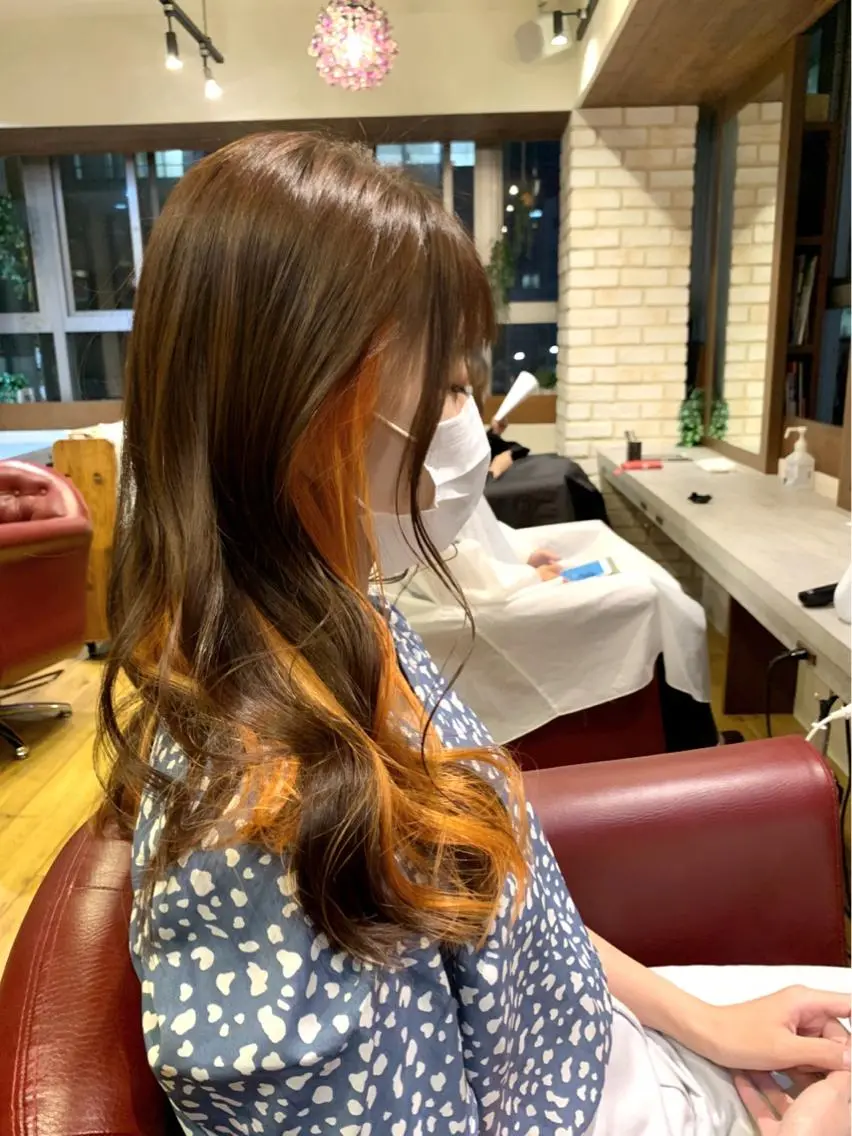 ロング カラー インナーカラー ✨ツヤ髪デザイナー ✨ひかり✨のヘアスタイル