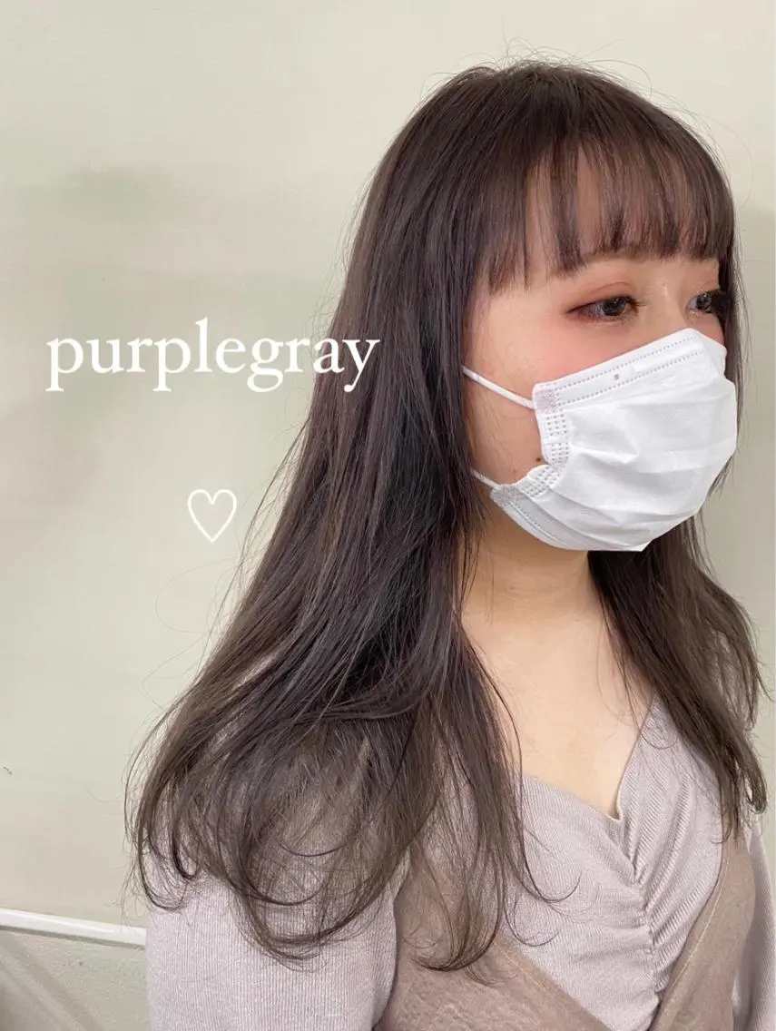 セミロング エクステ ハイトーン 💭黒崎ハルカのヘアスタイル