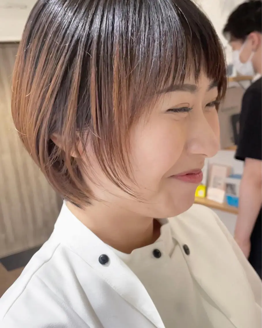 ショート ショートボブ ボブ ショートヘア 表参道【髪質改善】 宮嶋勇太のヘアスタイル