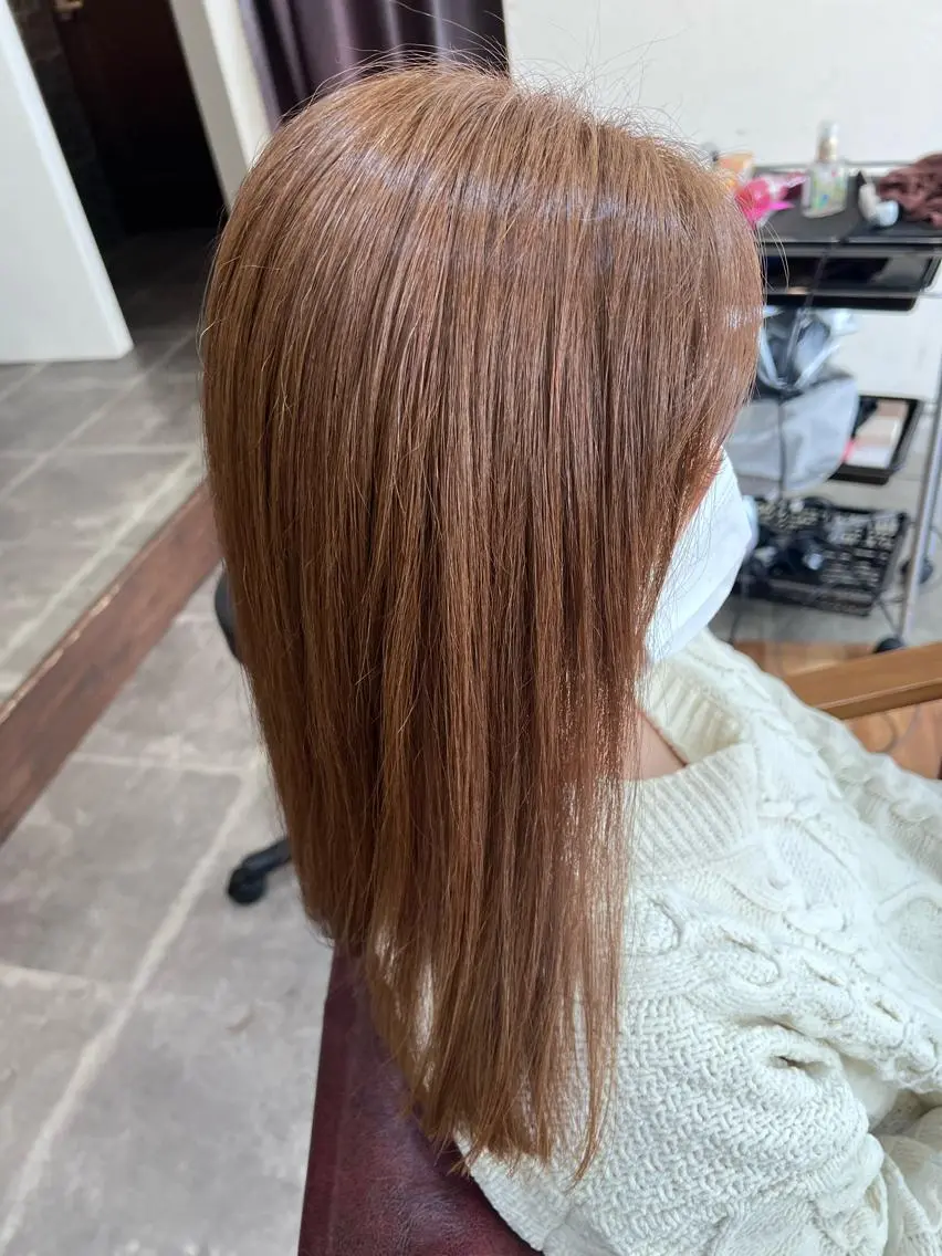 ロング カット ヘアカラー トリートメント Cecilhair なんば店    岩川のヘアスタイル
