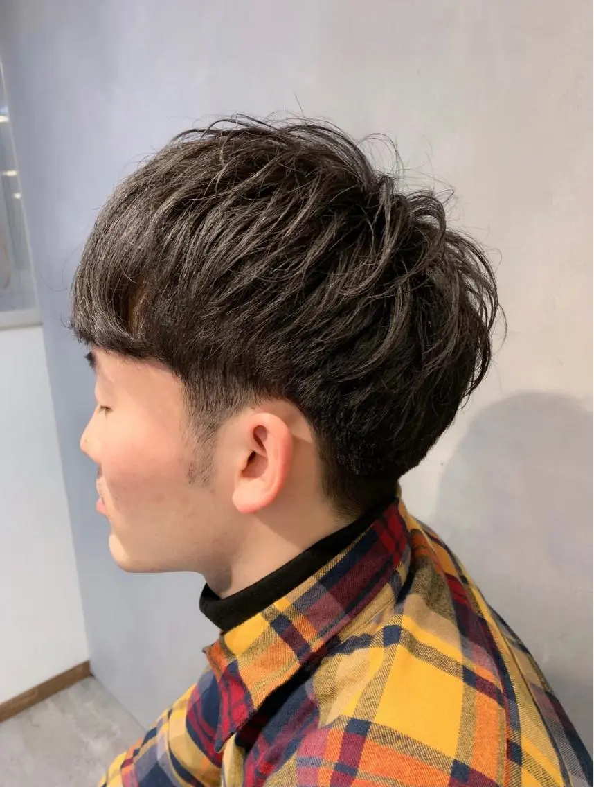 ショート パーマ メンズ カット パーマ 明治神宮前 NANAMIのヘアスタイル