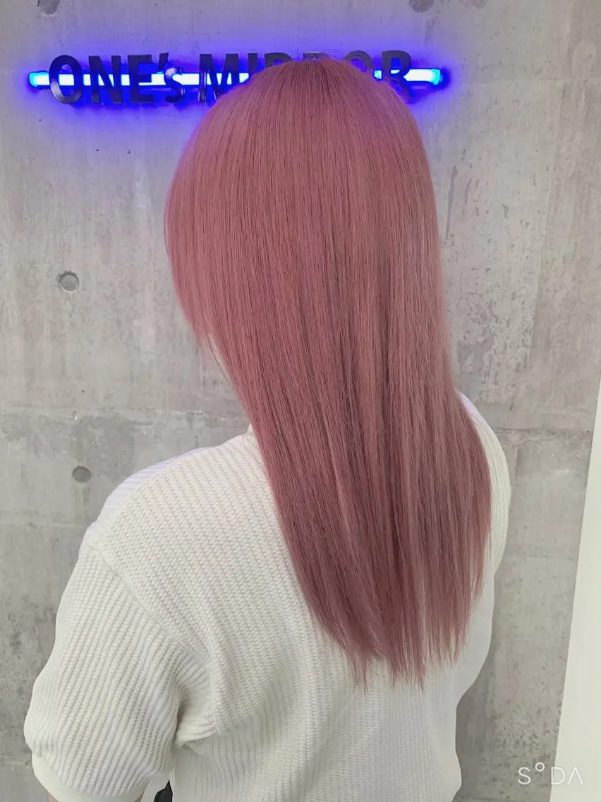 ロング カラー ヘアアレンジ アッシュ アッシュグレー ベージュカラー 黒髪 ブリーチ ヘアカラー トリートメント ヘアセット 💕ブリーチ/ヘアメ 🎀YUUKAのその他イメージ