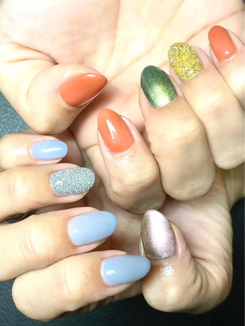 ネイル ワンカラーネイル Beaute IORIのネイルデザイン