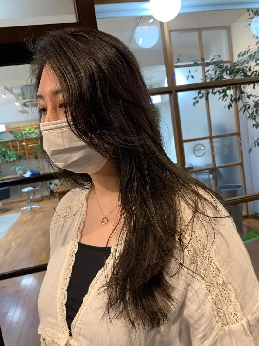 ロング パーマ つくばUtooe's 副店長 寺沢颯のヘアスタイル