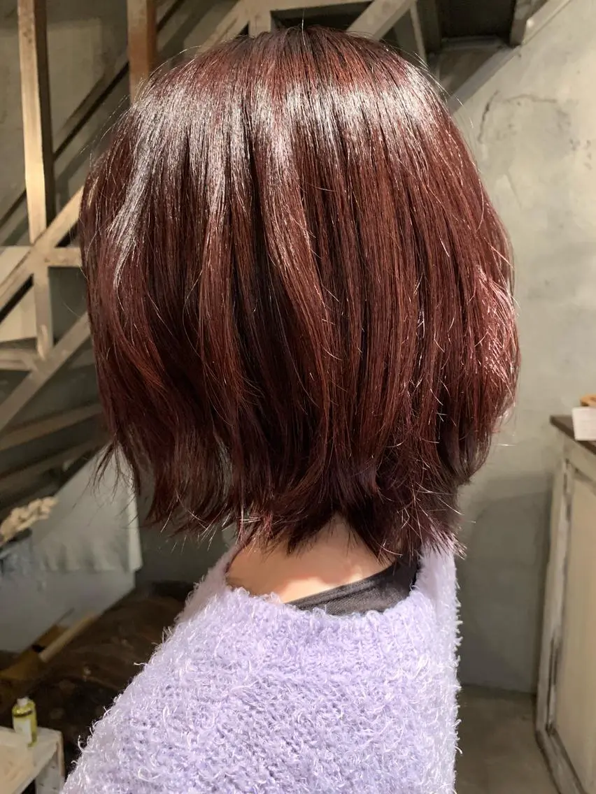 ミディアム カラー デザインカラー 鎌田卓也/髪質改善 /透明感カラーのヘアスタイル