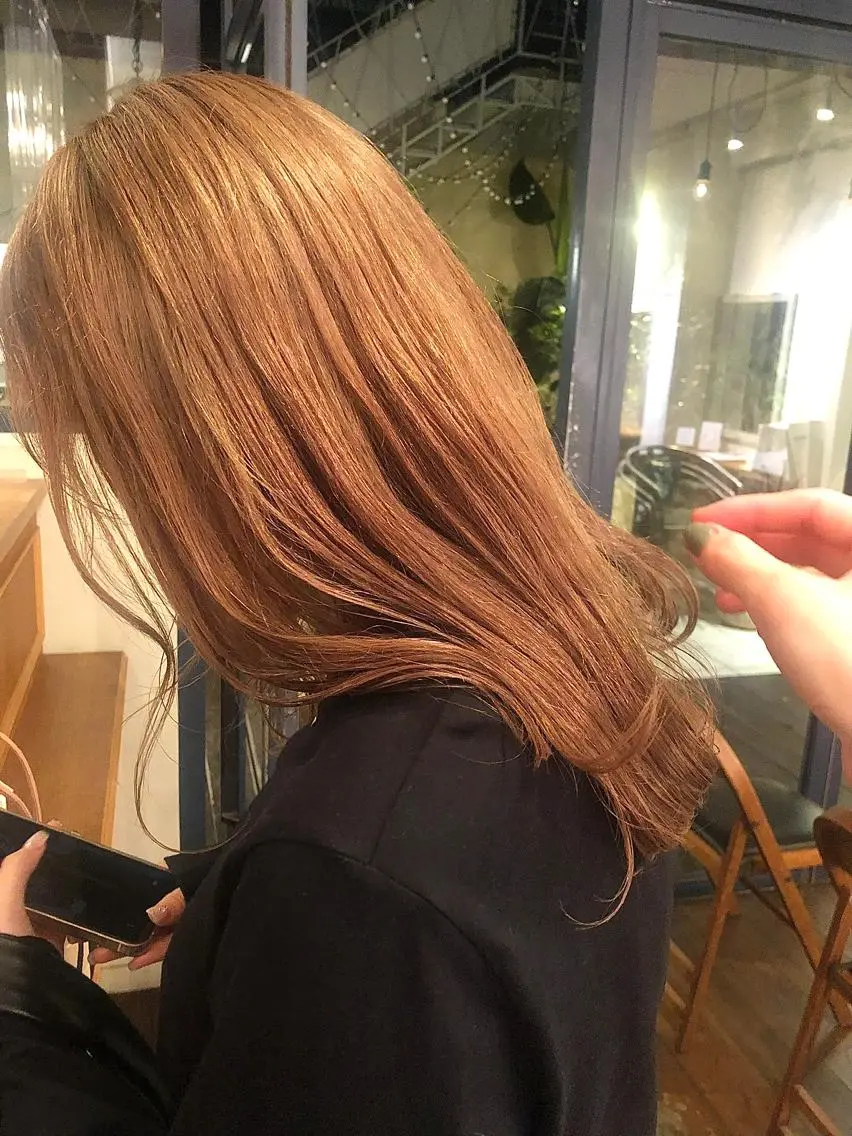 セミロング ヘアアレンジ トリートメント 抜け感ボブ×パーマ |kazaneのヘアスタイル