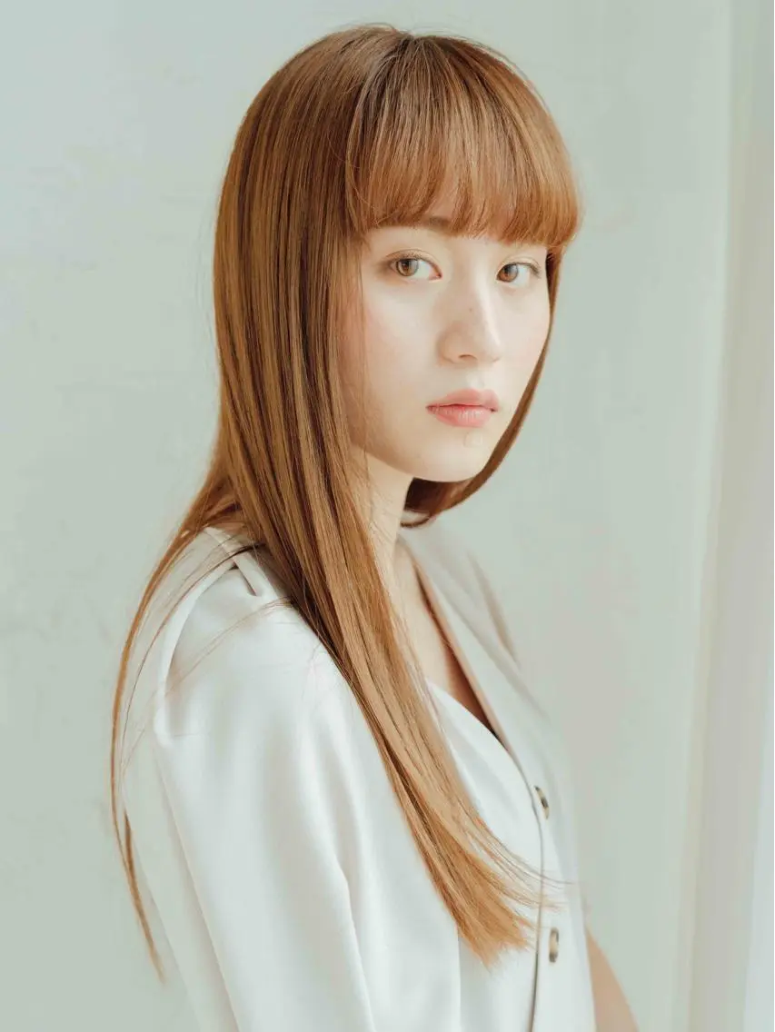 ロング カラー ベージュカラー シアーベージュ カット トリートメント 北九州美容室 🕊️わかな✂︎のヘアスタイル