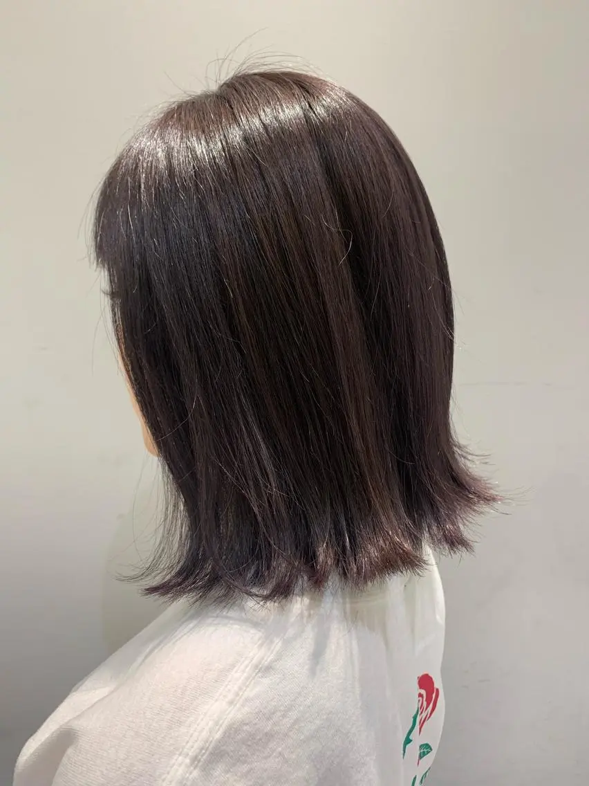 ミディアム カット ヘアカラー トリートメント 髪質改善/縮毛矯正 🎀小林 唯 🎀のヘアスタイル