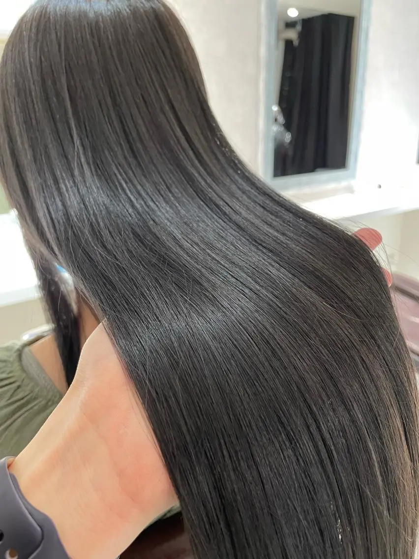 ミディアム カラー カット トリートメント Kojima 髪質改善ケアサロン＊のヘアスタイル