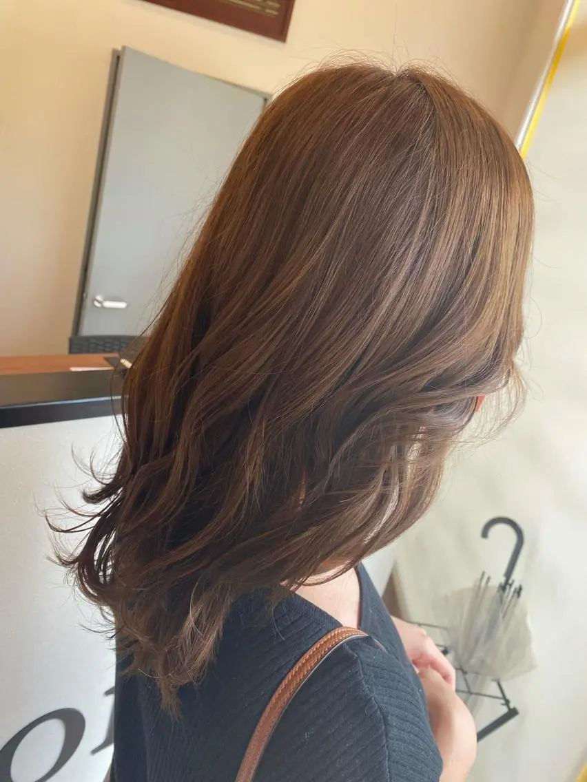 セミロング カラー ヘアカラー トリートメント KAITOH ATSUSHIのヘアスタイル