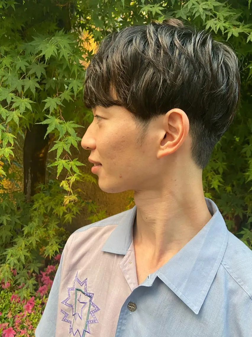 ショート メンズ メンズパーマ カット ちこ .のヘアスタイル