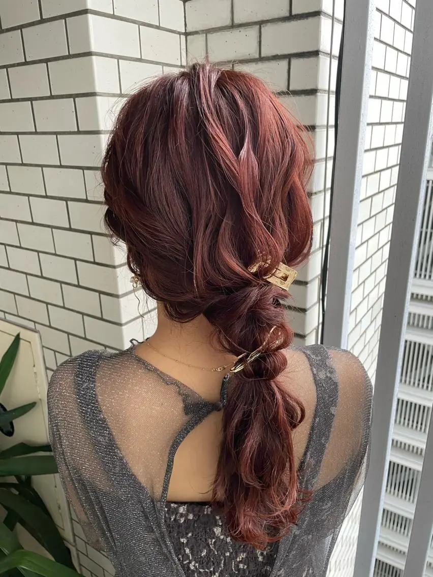 ヘアアレンジ デート 浴衣 ヘアセット 参列・イベントヘア♡ ゆいなのヘアスタイル