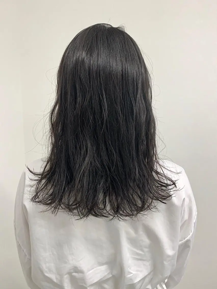 ミディアム カラー ブリーチなし透明感 🍀梅田・増田のヘアスタイル