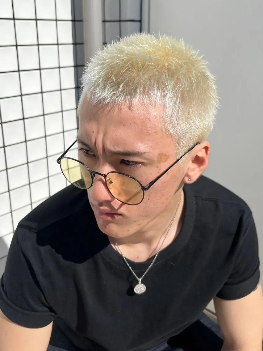 カラー メンズ パーマ フェードカット メンズパーマ ツーブロック 髪質改善 ✨メンズカット海老名 No.1/上田琉翔✨のヘアスタイル