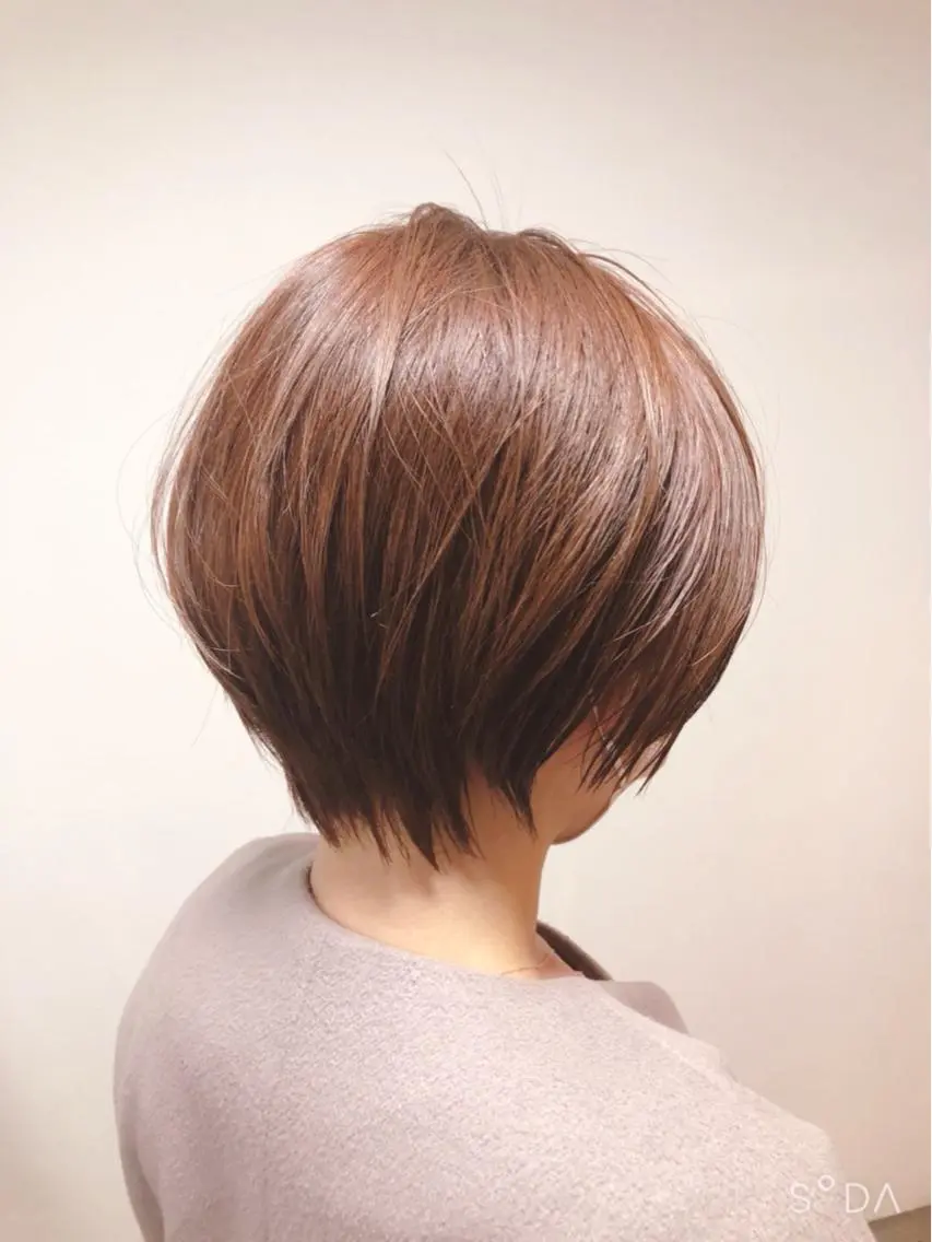 ショート 髪質改善✨ストレート オグ✂️/ショートのヘアスタイル