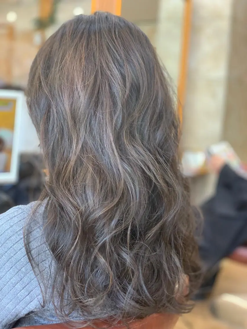 セミロング カラー アディクシーカラー イルミナカラー カット ヘアカラー ✨店長✨松下  和正のヘアスタイル