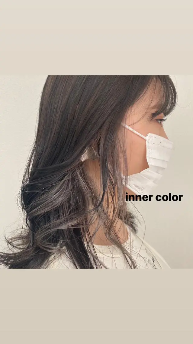 ミディアム カラー ヘアアレンジ ブリーチ インナーカラー ハイトーン/透け感 カラー🎀真香のヘアスタイル