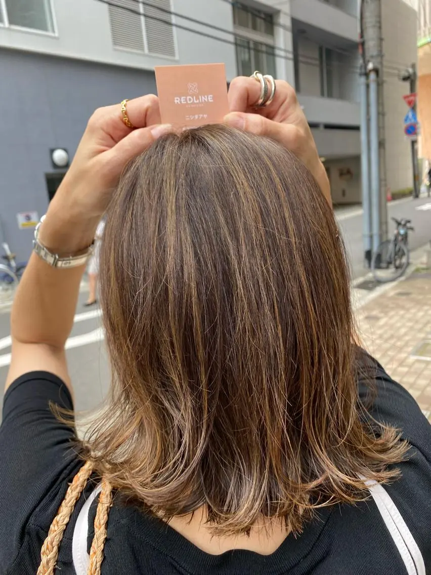 ショート カラー ハイライトカラー ハイライト 中尾 綺のヘアスタイル