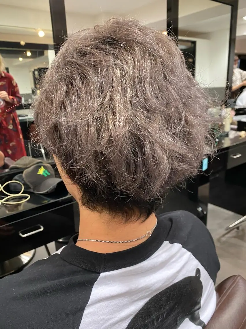 カラー メンズ カット ヘアカラー ⭕️メンズパーマ⭕️ 山口 裕太郎のヘアスタイル