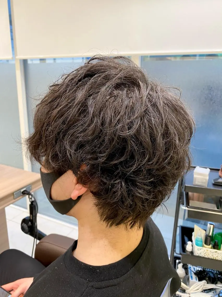 メンズ カット パーマ 🌟メンズカット🌟 内田祥太のヘアスタイル