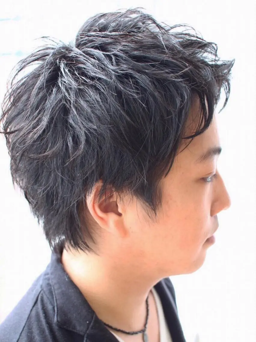 ショート パーマ メンズ カット ヘアカラー メンズカット/パーマ 深浦 庄晴のヘアスタイル