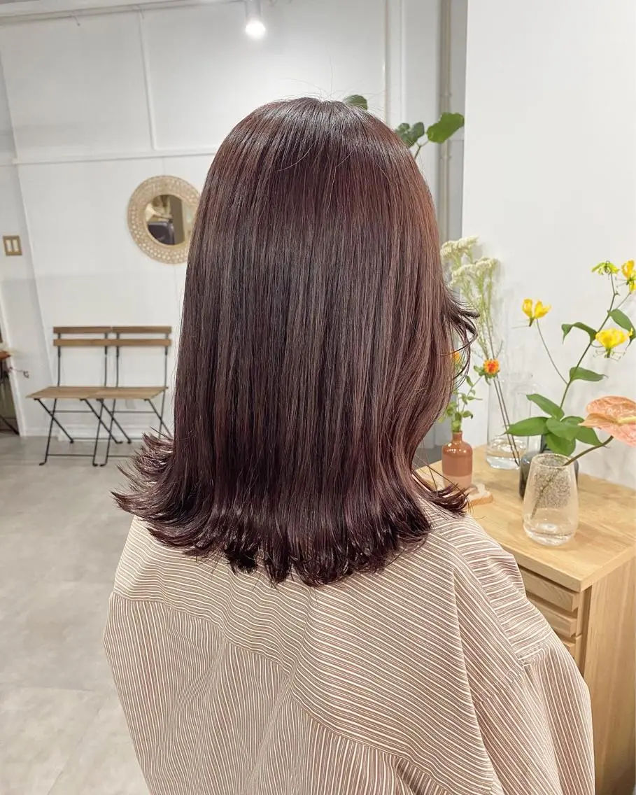 ミディアム カラー ヘアアレンジ ひなの .のその他イメージ