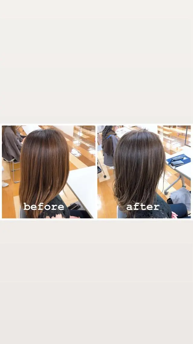 ミディアム カラー 中村 優志のヘアスタイル
